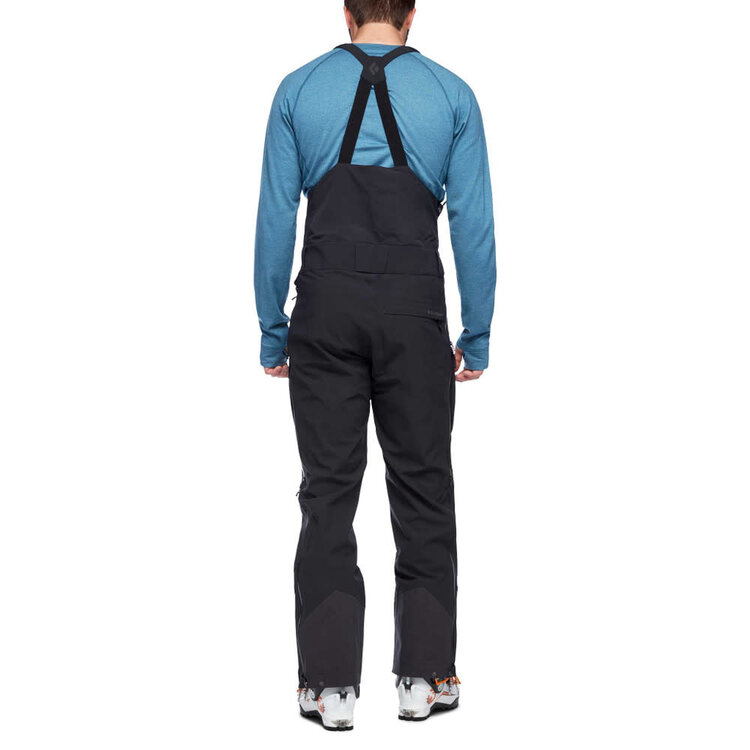 BLACK DIAMOND MEN'S RECON STRETCH BIBS | BLACK