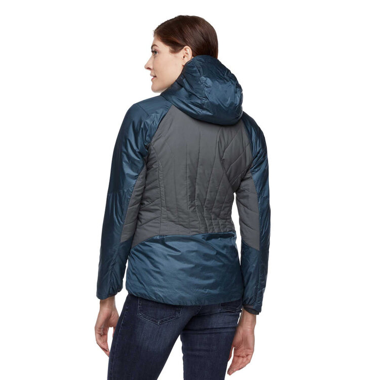 BLACK DIAMOND WOMEN'S VISION HYBRID HOODY | AZURITE