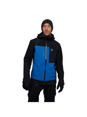 BLACK DIAMOND MEN'S RECON STRETCH PRO SHELL | BLACK/KINGFISHER