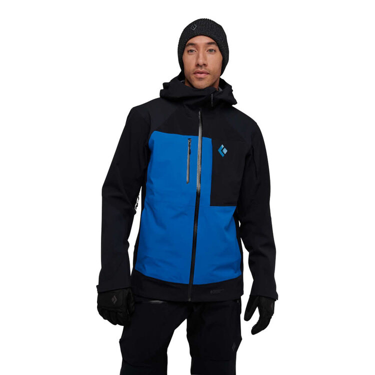 BLACK DIAMOND MEN'S RECON STRETCH PRO SHELL | BLACK/KINGFISHER