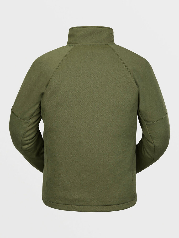 VOLCOM MEN'S TECH FLEECE PULLOVER | MILITARY