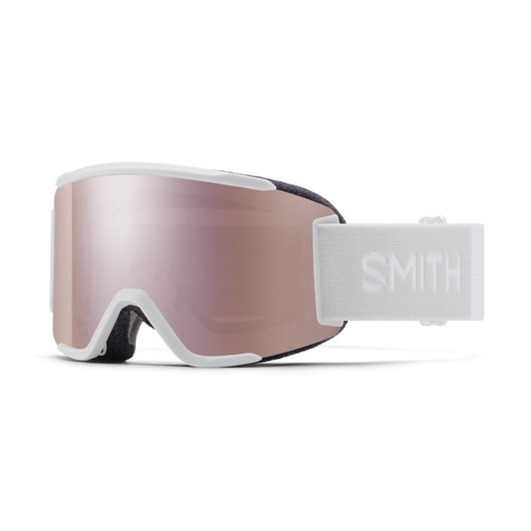 SMITH SQUAD S | WHITE VAPOR CPE ROSE GOLD MIRROR