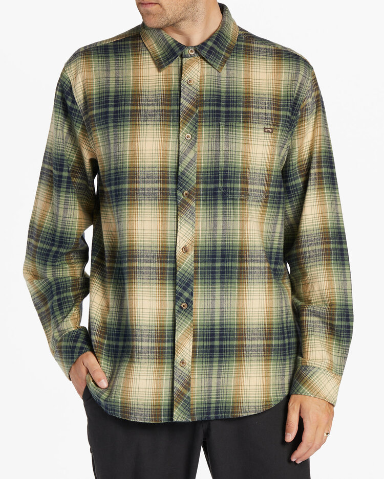 BILLABONG MEN'S COASTLINE FLANNEL | SAGE
