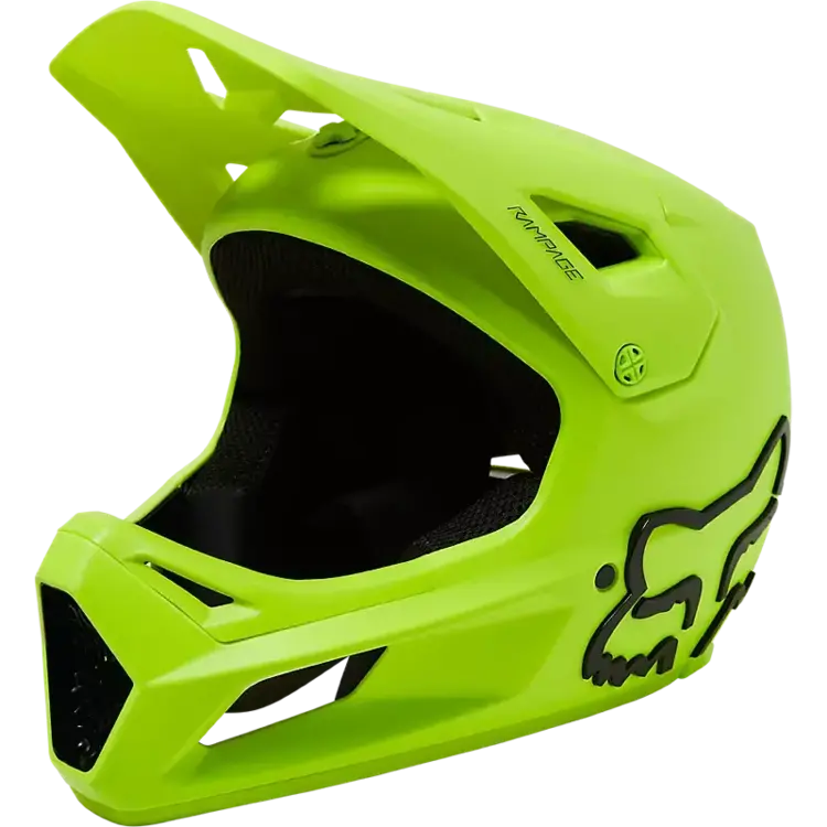 FOX YOUTH RAMPAGE HELMET | FLUORESCENT YELLOW