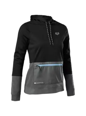 FOX WOMEN'S RANGER WINDBLOCK HOODIE | BLACK