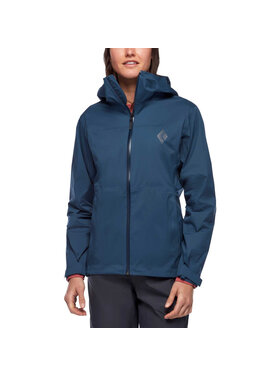 BLACK DIAMOND WOMEN'S STORMLINE STRETCH RAIN SHELL | INK BLUE