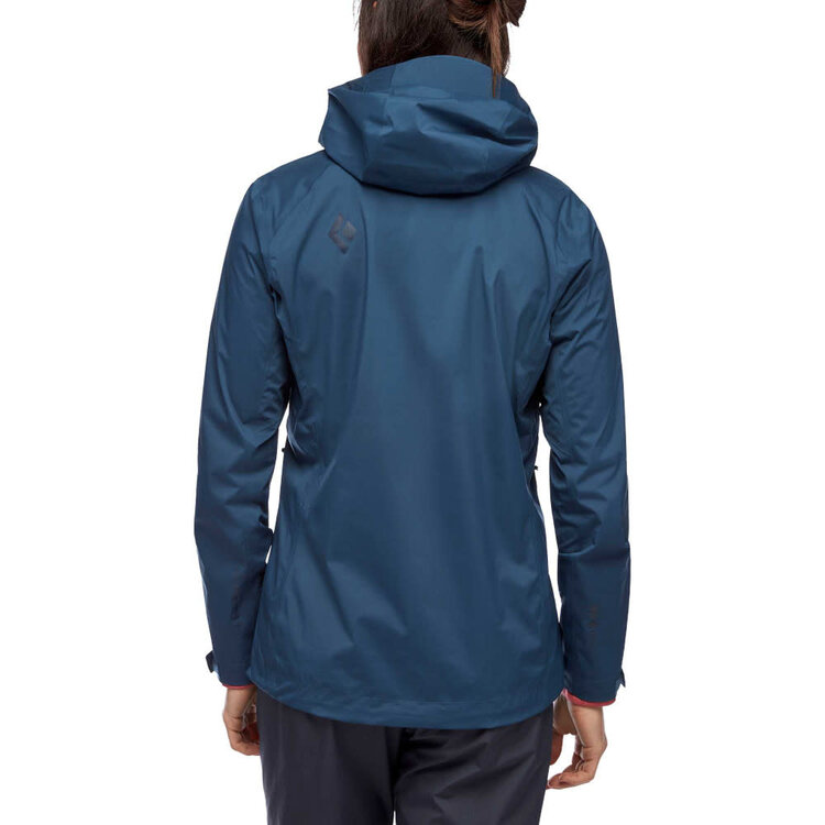 BLACK DIAMOND WOMEN'S STORMLINE STRETCH RAIN SHELL | INK BLUE