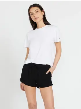 VOLCOM WOMEN'S SUNDAY STRUT SHORTS | BLACK