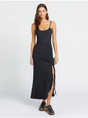 VOLCOM WOMEN'S HAD ME AT ALOHA DRESS | BLACK