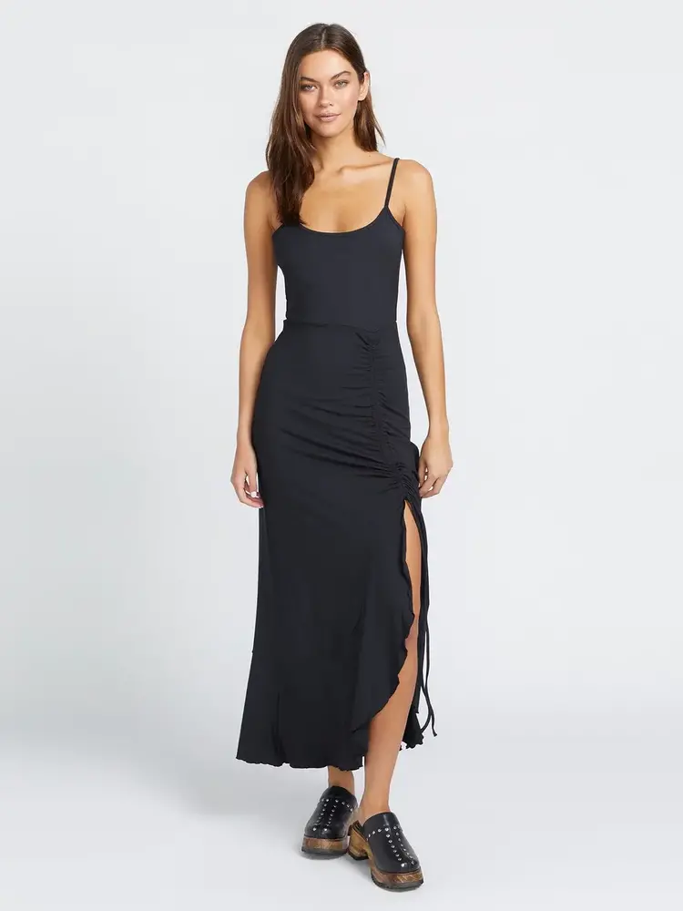 VOLCOM WOMEN'S HAD ME AT ALOHA DRESS | BLACK