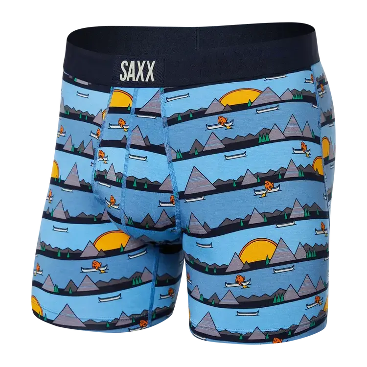 SAXX ULTRA SUPER SOFT BB FLY | LAZY RIVER - BLUE