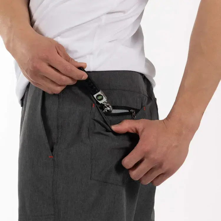 SAXX LAND TO SAND 9" HYBRID SWIM SHORTS | BLACK SHADE