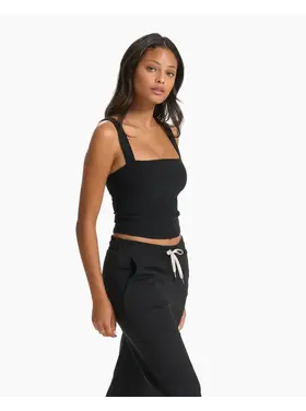 VUORI WOMEN'S ELEVATION SQUARE NECK TANK | BLACK