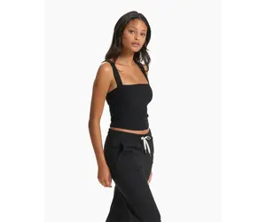 トップス SHISHIKUI SQUARE TANK / BLACK vuori-womens-elevation-square-