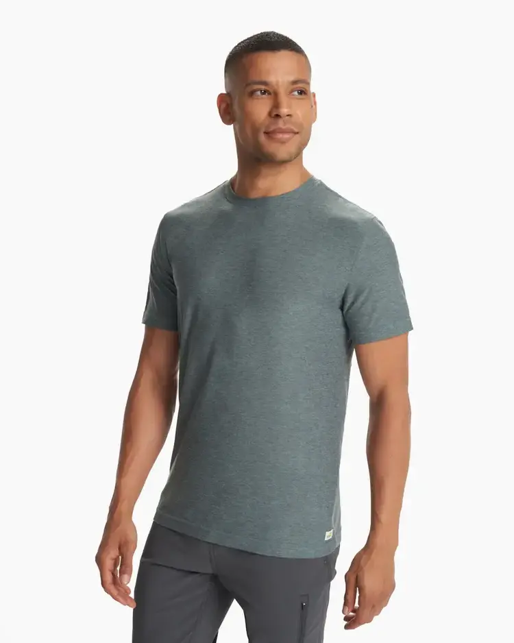VUORI MEN'S STRATO TECH TEE | KASHMIR HEATHER