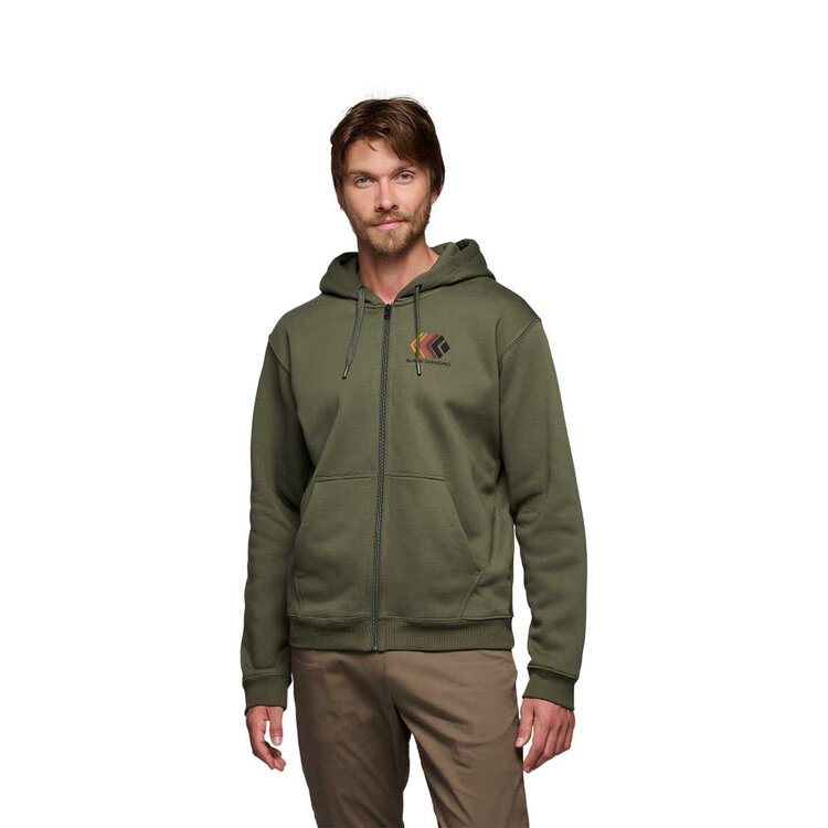 BLACK DIAMOND MEN'S FADED FULL ZIP HOODIE | TUNDRA