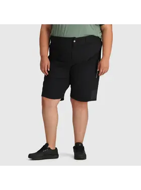 OUTDOOR RESEARCH WOMEN'S FREEWHEEL RIDE SHORTS - PLUS | BLACK