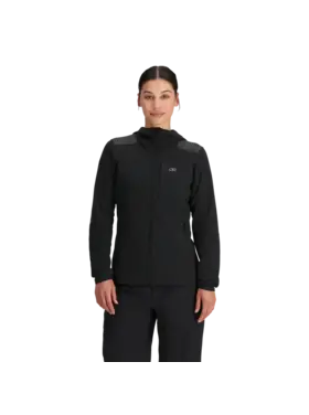 OUTDOOR RESEARCH WOMEN'S FERROSI DURAPRINT HOODIE | BLACK