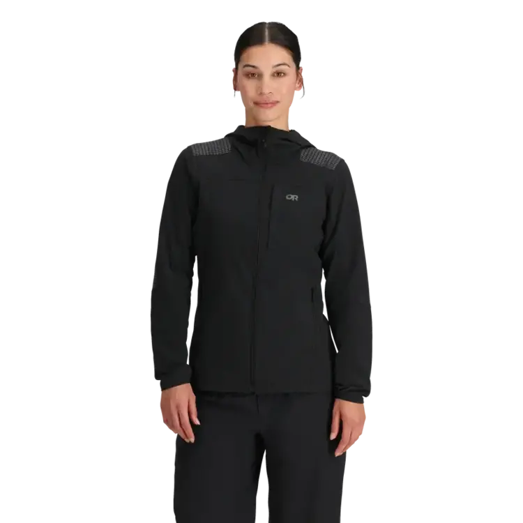OUTDOOR RESEARCH WOMEN'S FERROSI DURAPRINT HOODIE | BLACK