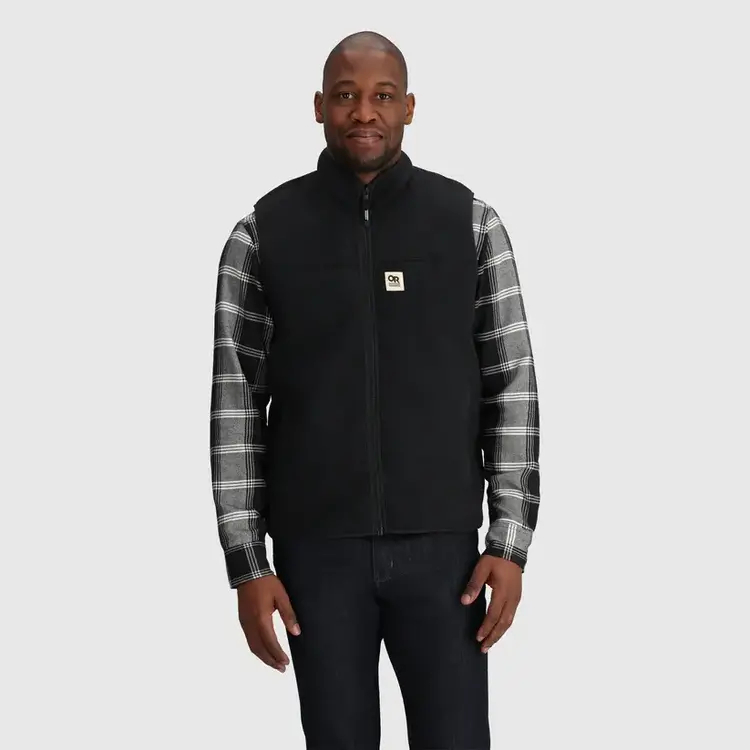 OUTDOOR RESEARCH MEN'S TOKELAND FLEECE VEST | BLACK