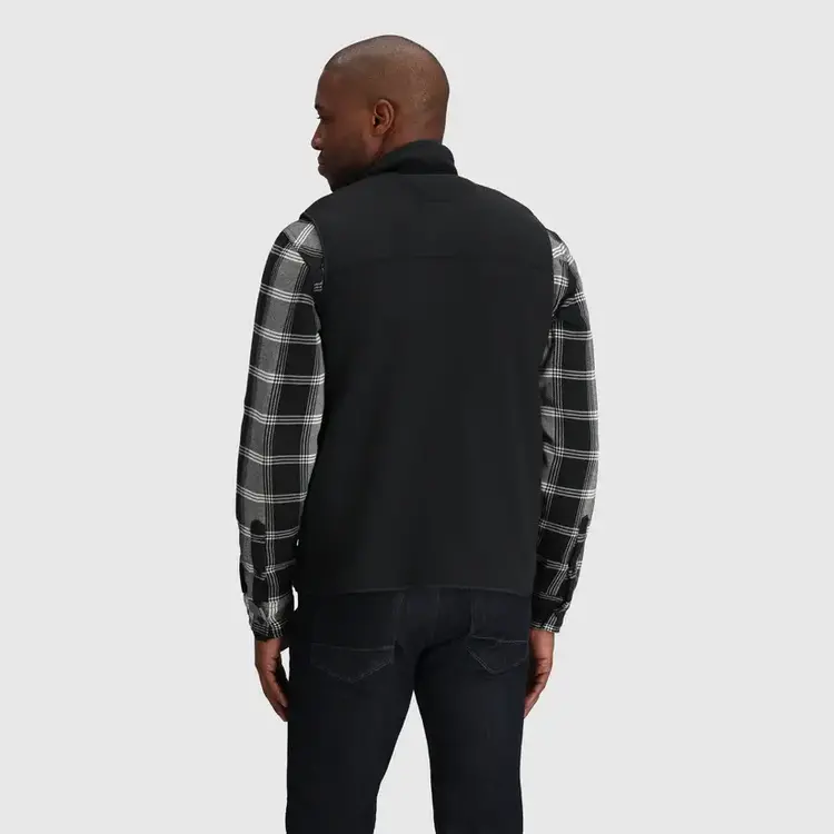 OUTDOOR RESEARCH MEN'S TOKELAND FLEECE VEST | BLACK