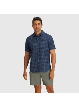 OUTDOOR RESEARCH MEN'S ROOFTOP S/S SHIRT | CENOTE DASH PATH