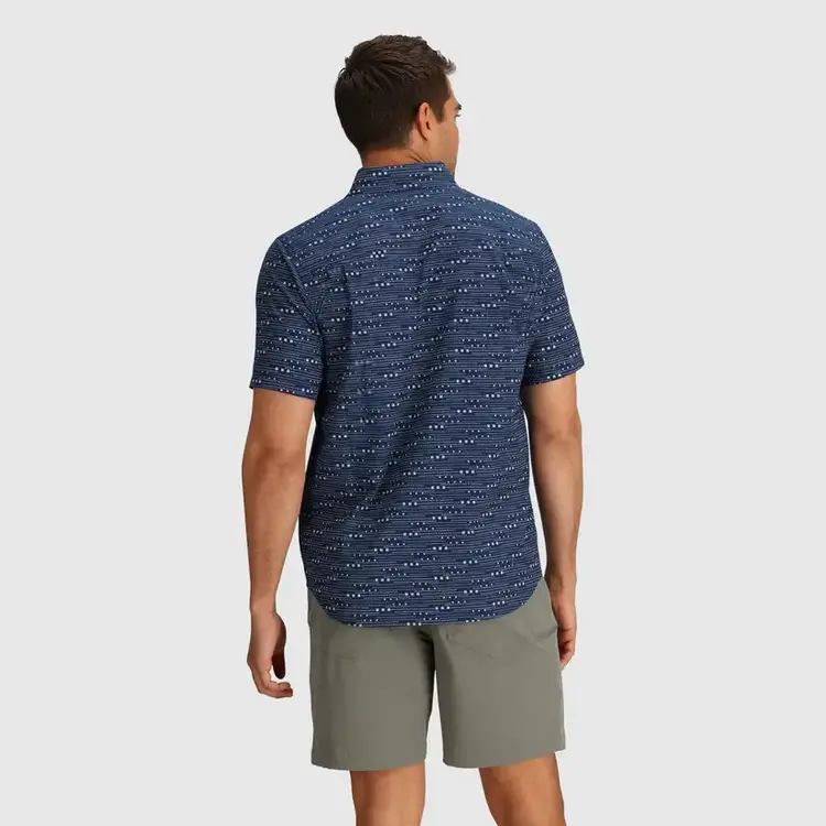 OUTDOOR RESEARCH MEN'S ROOFTOP S/S SHIRT | CENOTE DASH PATH