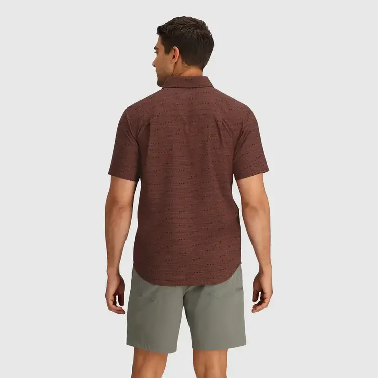 OUTDOOR RESEARCH MEN'S ROOFTOP S/S SHIRT | MANZANITA DASH PATH