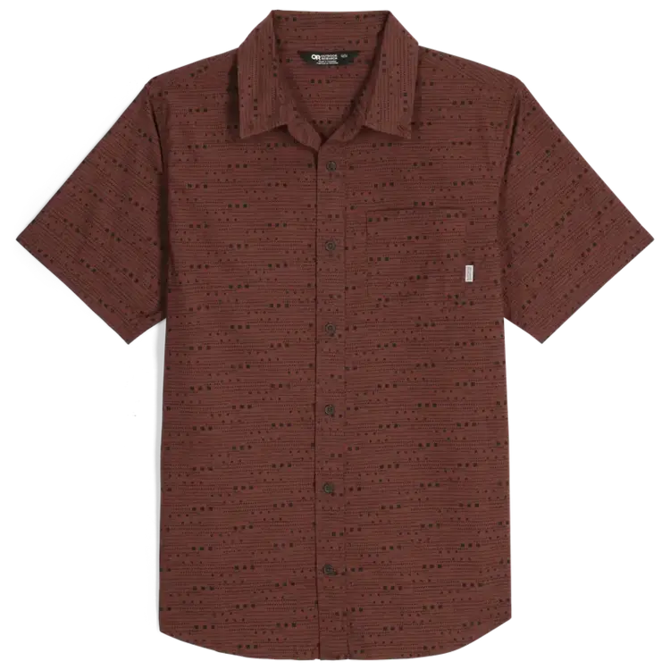 OUTDOOR RESEARCH MEN'S ROOFTOP S/S SHIRT | MANZANITA DASH PATH