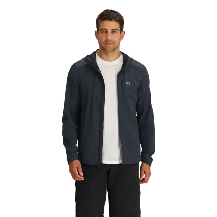 OUTDOOR RESEARCH MEN'S FERROSI DURAPRINT HOODIE | DARK NAVY