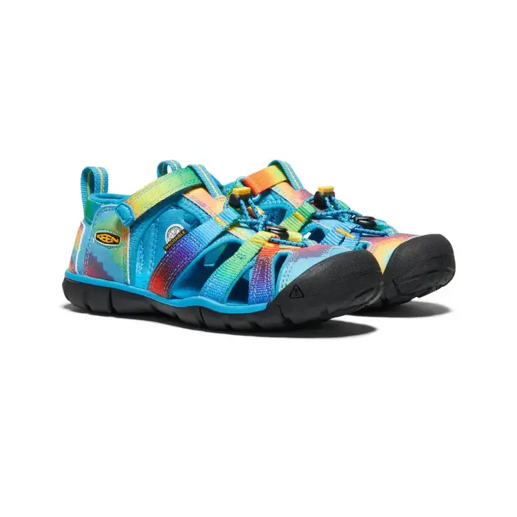 KEEN LITTLE KIDS' SEACAMP II CNX | VIVID BLUE/TIE DYE