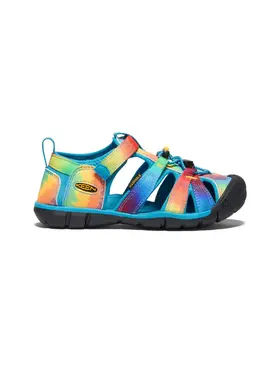 KEEN BIG KIDS' SEACAMP II CNX | VIVID BLUE/TIE DYE