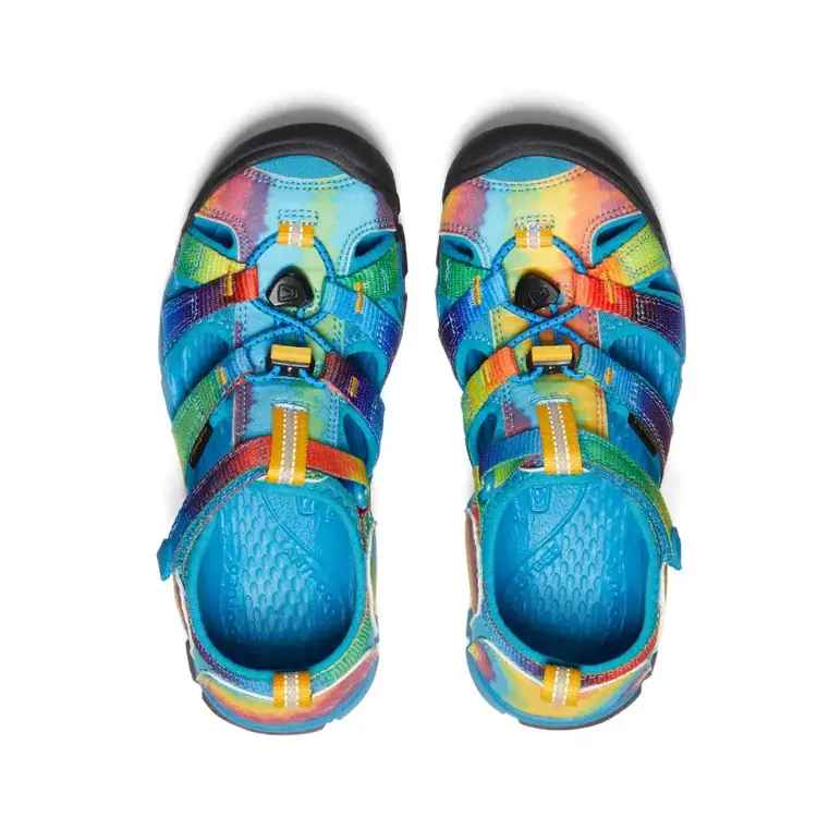 KEEN BIG KIDS' SEACAMP II CNX | VIVID BLUE/TIE DYE