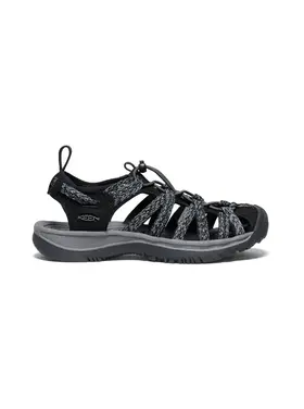 KEEN WOMEN'S WHISPER SANDAL | BLACK/STEEL GREY
