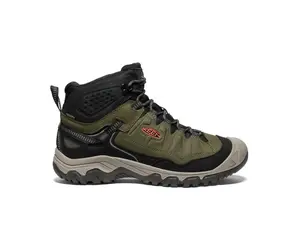 靴 KEEN TARGHEE IV MID WP Men's Targhee IV Waterproof Hiking Boot | Brindle/Canteen | KEEN