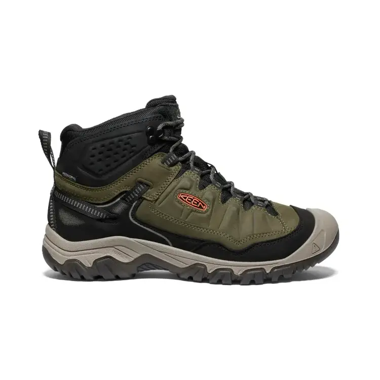 KEEN MEN'S TARGHEE IV MID WP | DARK OLIVE/GOLD