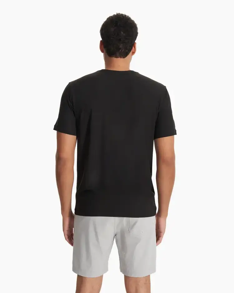VUORI MEN'S STRATO TECH TEE | BLACK