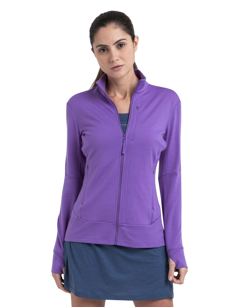 ICEBREAKER WOMEN'S 260 QUANTUM IV L/S ZIP | MAGIC