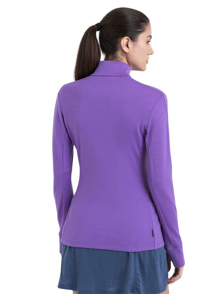 ICEBREAKER WOMEN'S 260 QUANTUM IV L/S ZIP | MAGIC