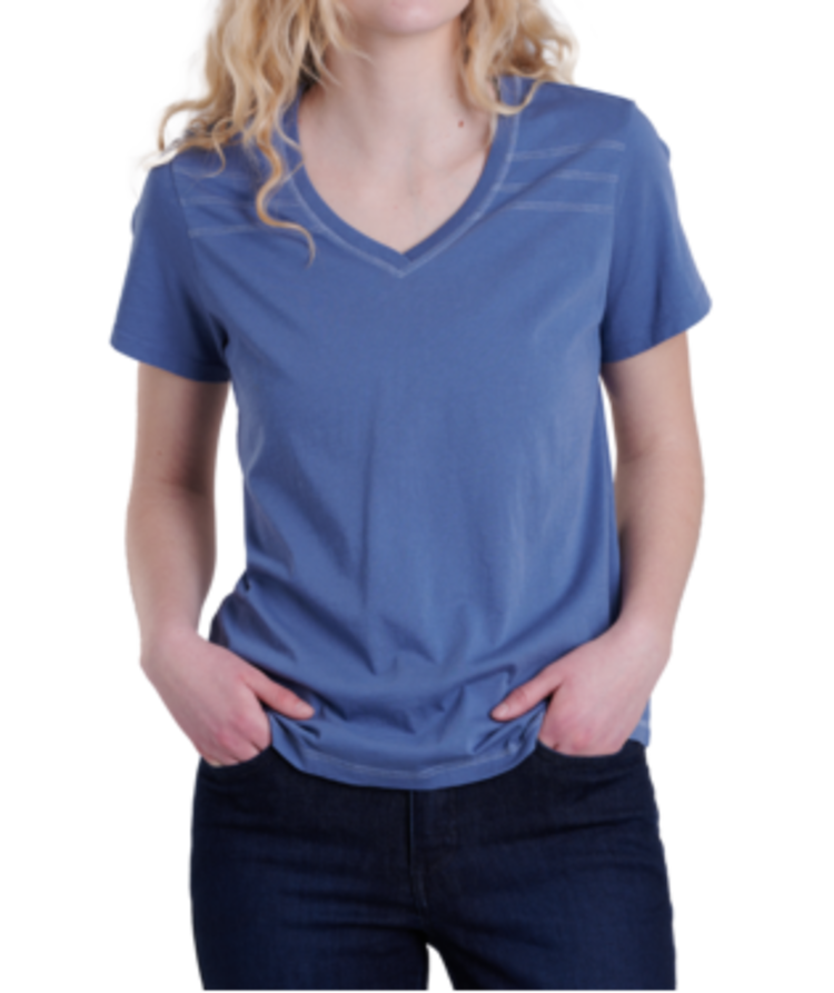 KUHL WOMEN'S ARABELLA V-NECK | FLINT BLUE
