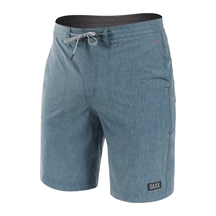 SAXX MEN'S LAND TO SAND HYBRID SWIM SHORT | INDIAN TEAL