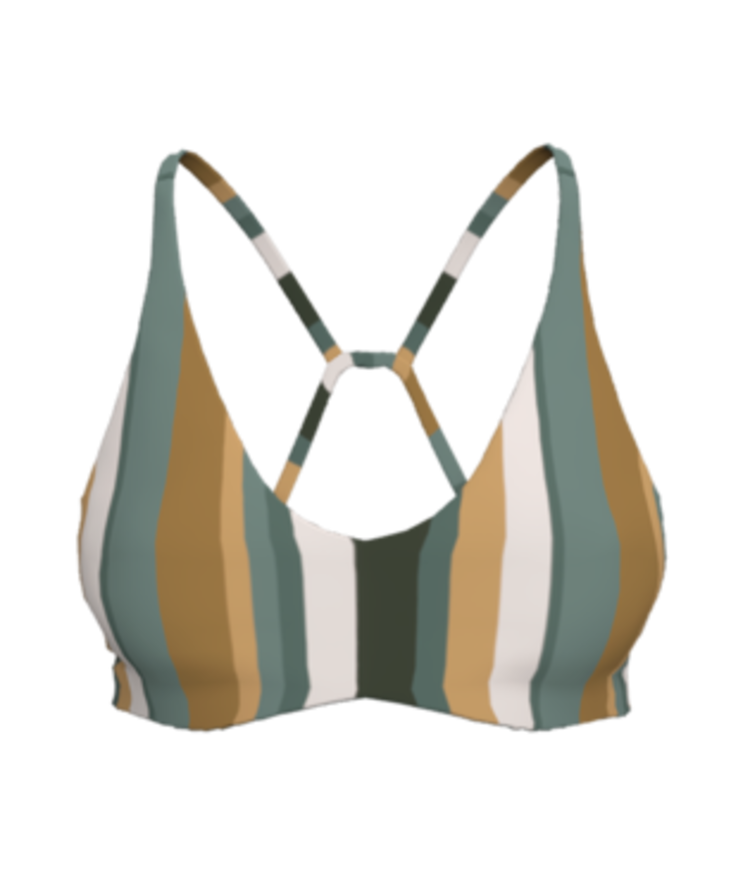 LOLE WOMEN'S RIVIERE BIKINI TOP | RIO STRIPE