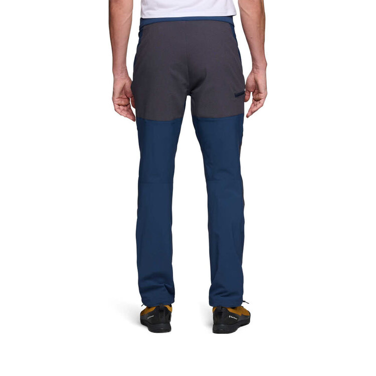 BLACK DIAMOND MEN'S ALPINE HYBRID PANTS | INDIGO/CARBON