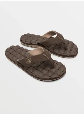 VOLCOM MEN'S RECLINER SANDALS | BROWN