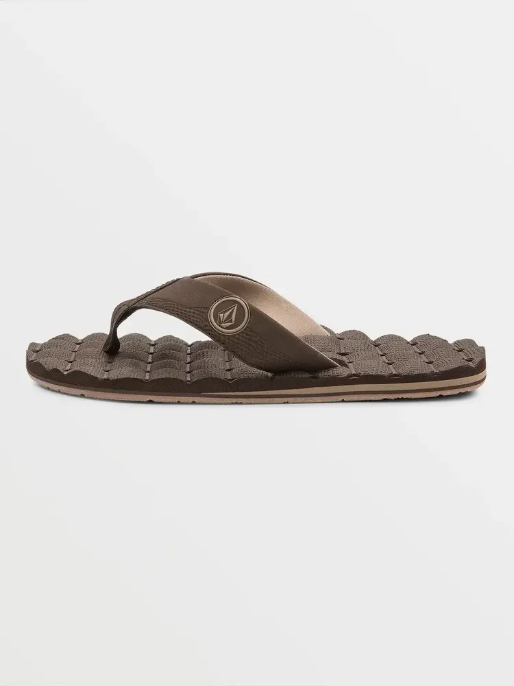 VOLCOM MEN'S RECLINER SANDALS | BROWN