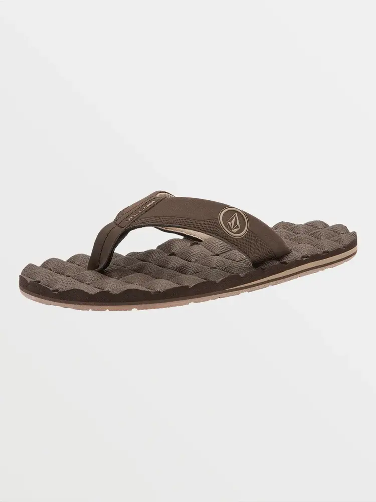 VOLCOM MEN'S RECLINER SANDALS | BROWN