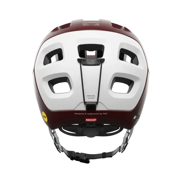 POC TECTAL RACE MIPS | GARNET RED/WHITE