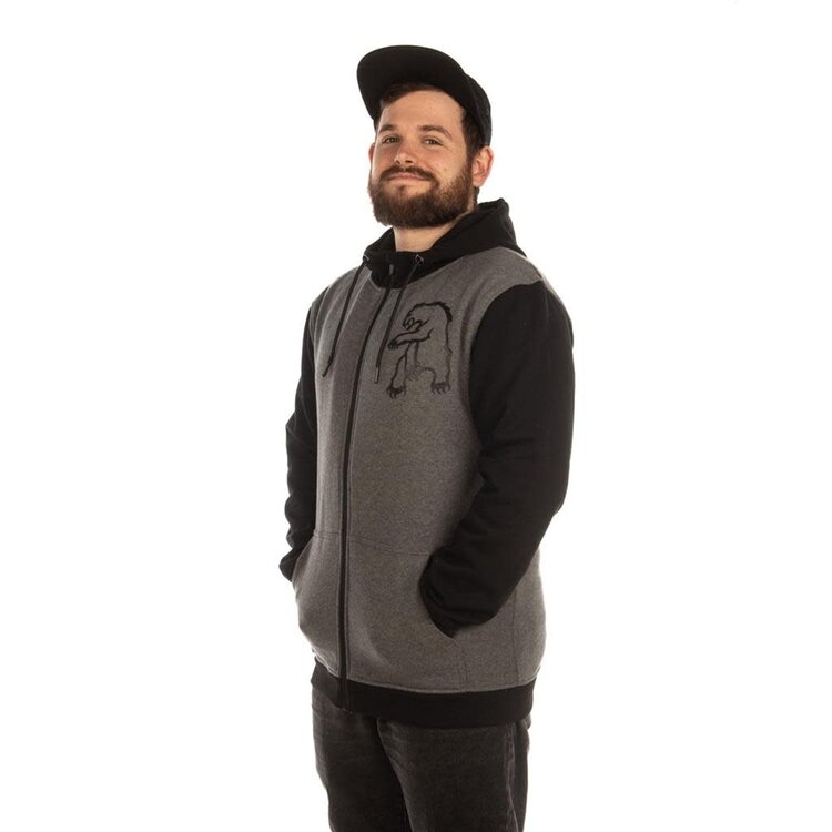 CHROMAG MEN'S CABIN HOODIE | BLACK/CHARCOAL