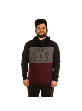 CHROMAG MEN'S PINT HOODIE | BLACK/BRICK/CHARCOAL