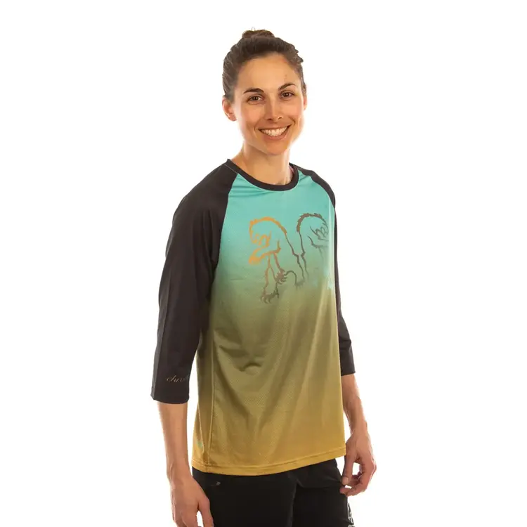 CHROMAG WOMEN'S MISSION JERSEY | TURQUOISE GRADIENT